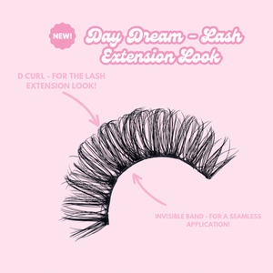 Day Dream - Lash Extension Look with Invisible Band